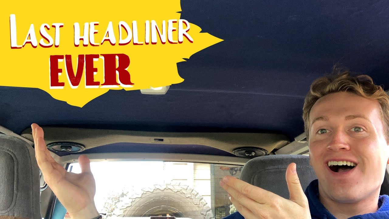 How to replace and reinforce the headliner in a Jeep Cherokee XJ (fiberglass repair FULL DIY INSTAL)