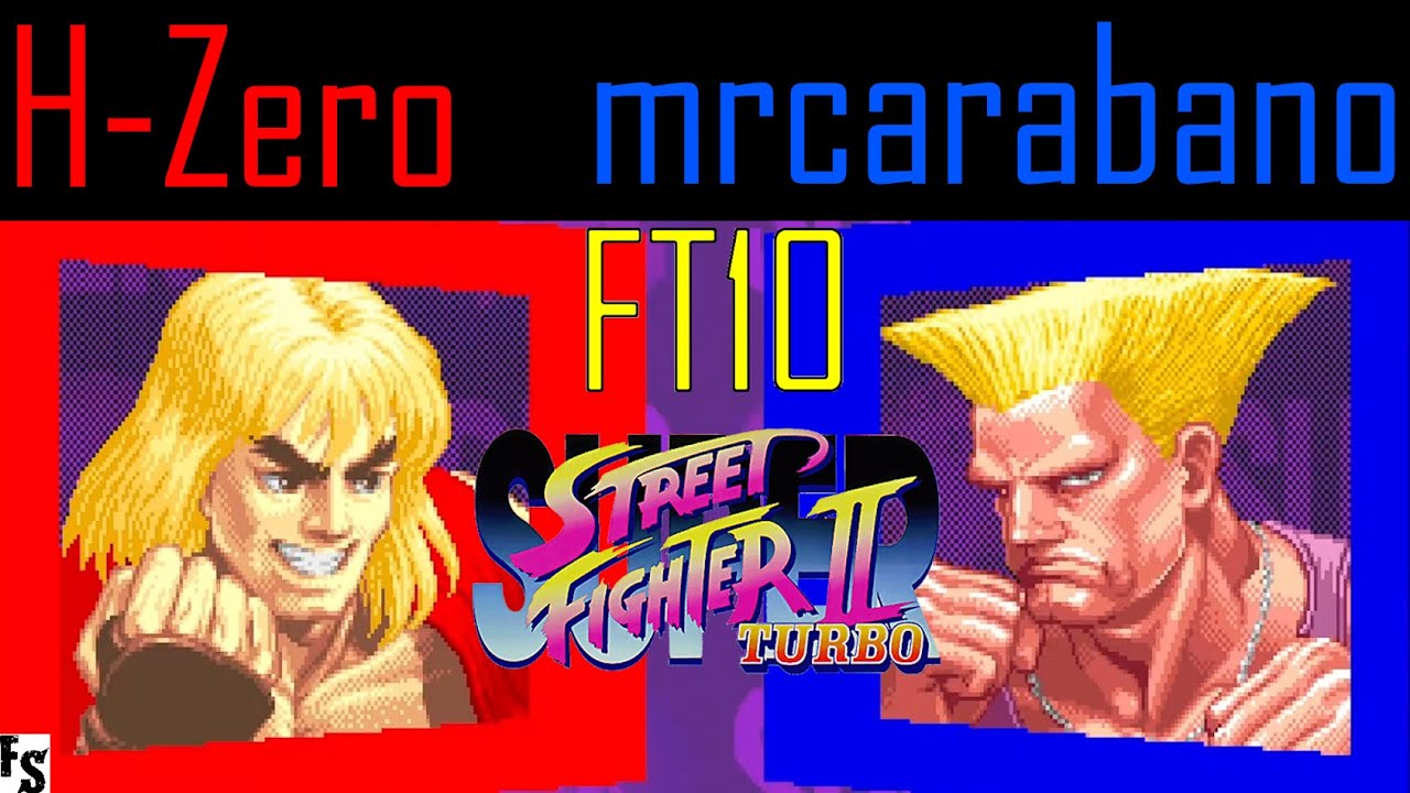 Super Street Fighter 2 Turbo - H-Zero [O.Ken/O.Sagat] vs mrcarabano [Guile] (Fightcade FT10)