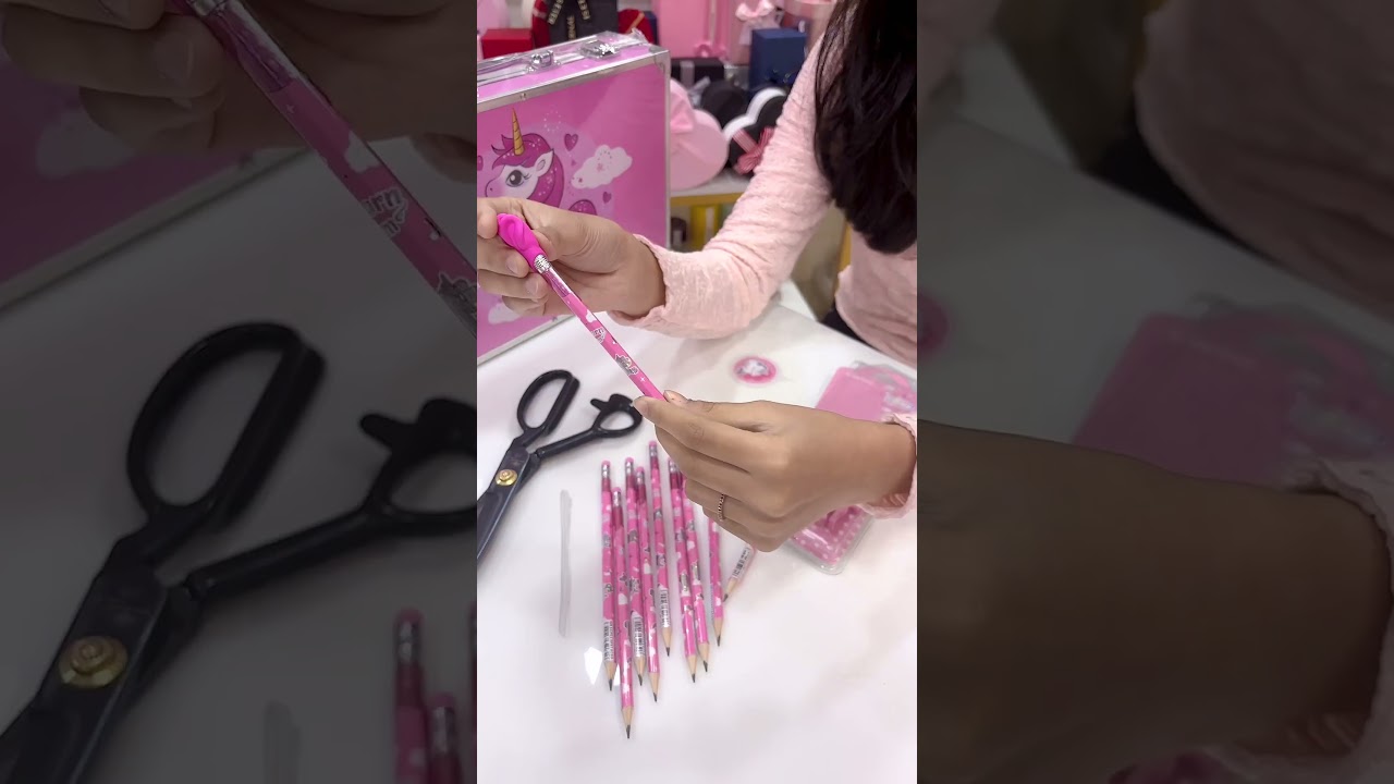 Unicorn Pink Stationery Set | Cute & Aesthetic School Supplies by Angroos Minis 🦄