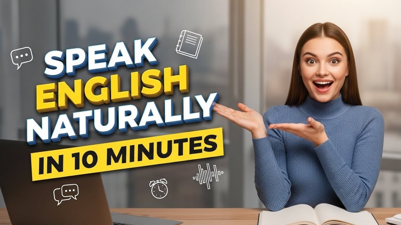 How to Learn English Fast | Speak English Naturally with 10 Minutes a Day