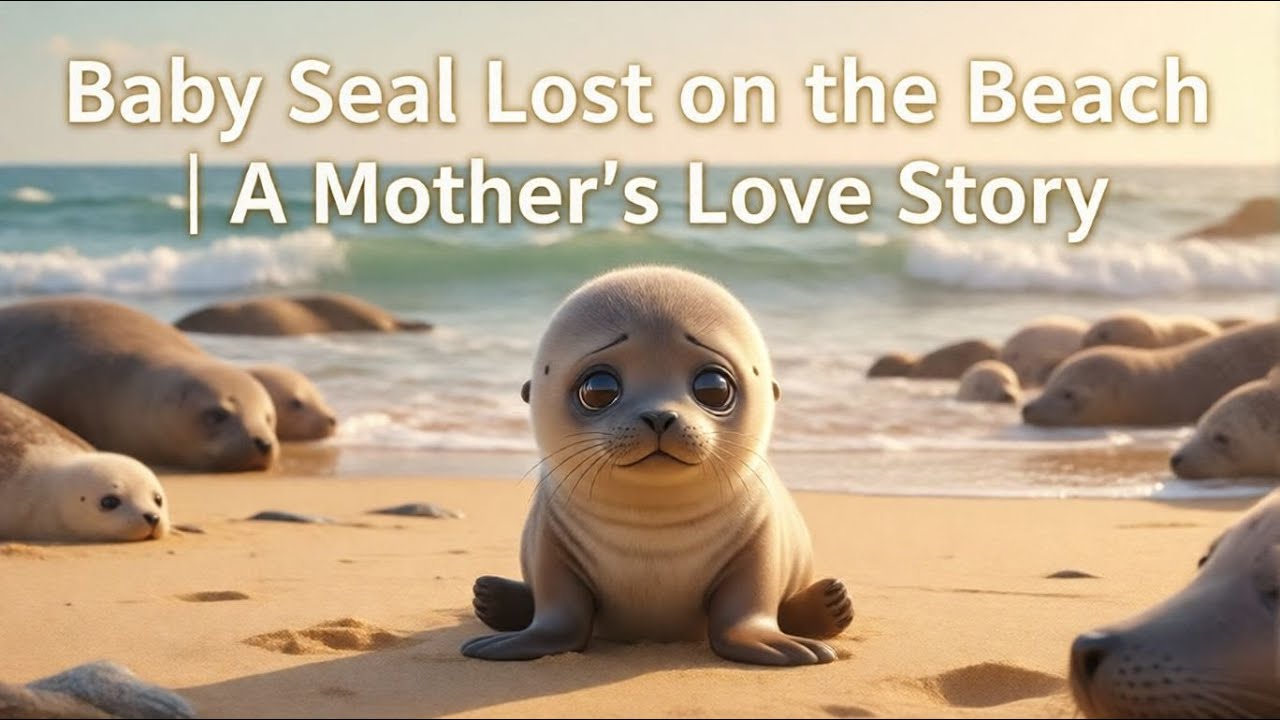 Baby Seal Lost on the Beach | A Mother’s Love Story | Bedtime Story