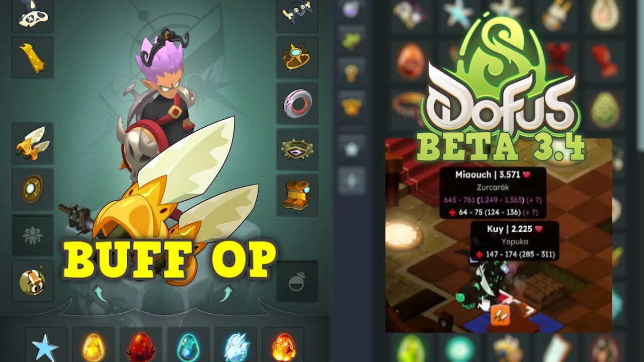 [DOFUS BETA 3.4] Buff a las DAGAS ILYZAELLE… ¿Mejor que las YUYETAS? | Koliseos 1vs1