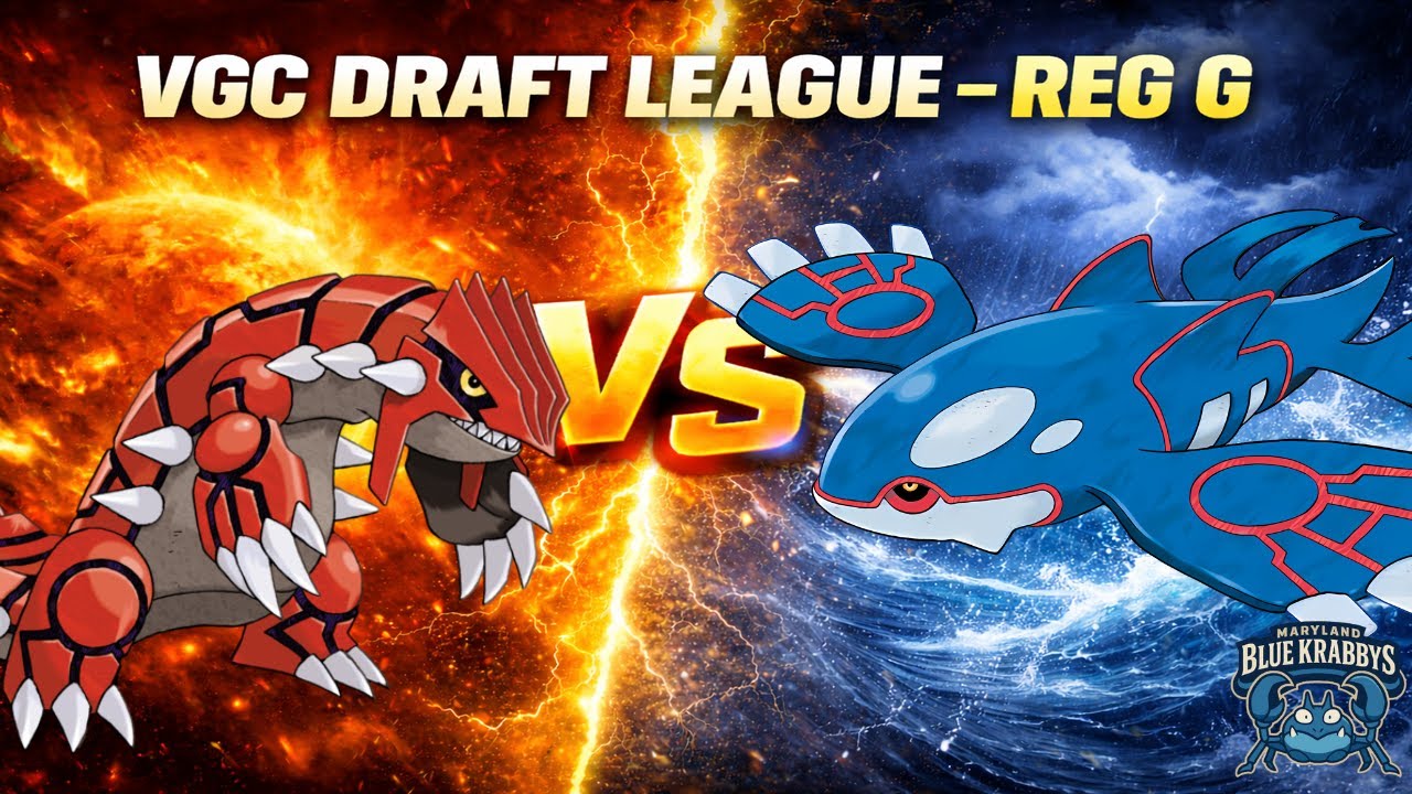Pokemon VGC Draft League - Reg G - Week 3 - Groudon vs. Kyogre