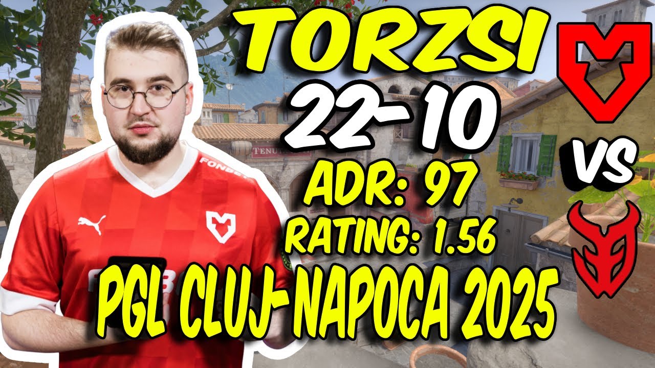 torzsi drops 22 Kills vs 3DMAX! torzsi POV (Mirage) at PGL Cluj-Napoca 2025