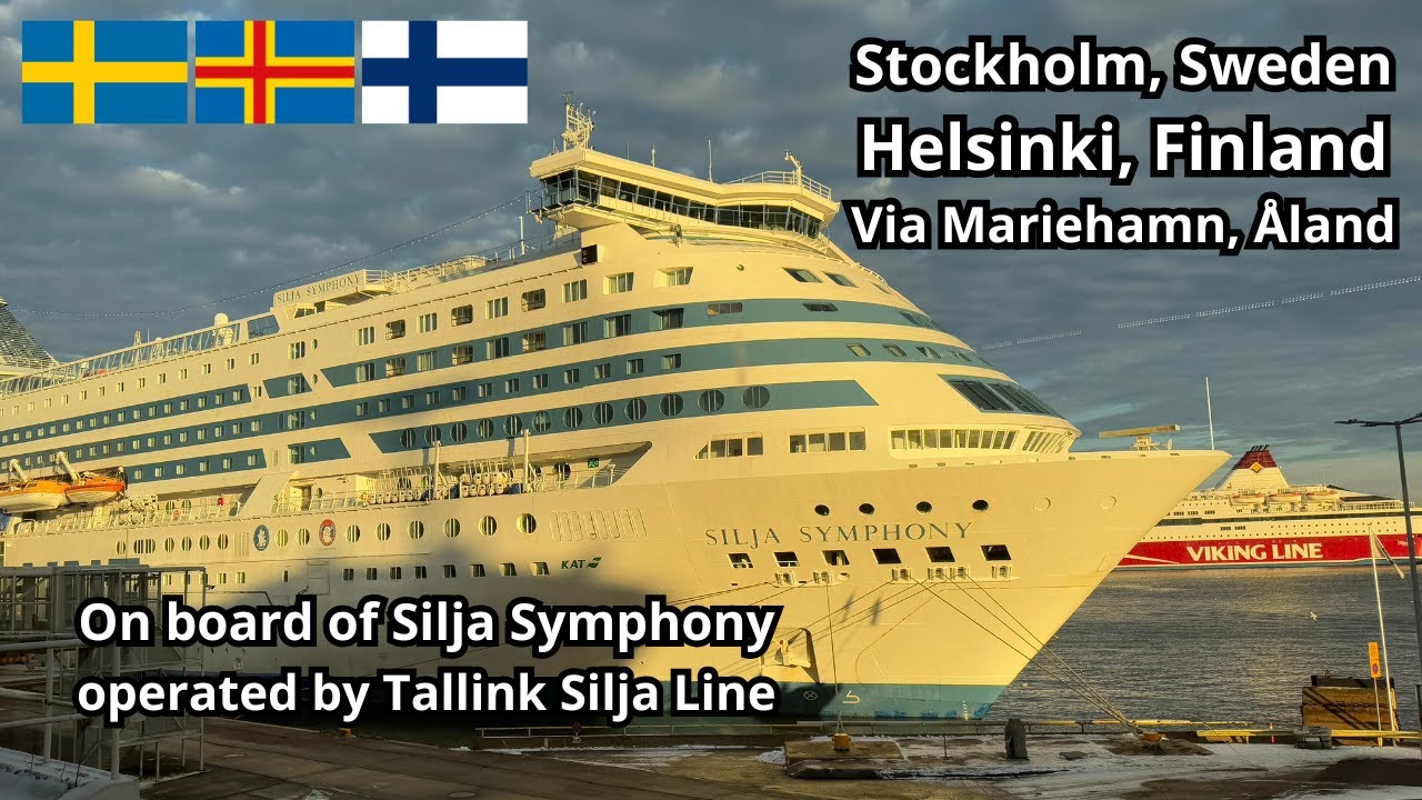 Stockholm, Sweden - Helsinki, Finland on board oif Silja Symphony by Tallink Silja Line