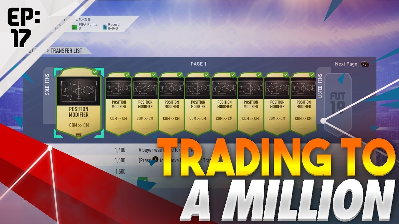 THE FORGOTTEN CARDS OF SNIPING, EASY PROFIT!  FIFA 19 TRADING TO A MILLION EP 17