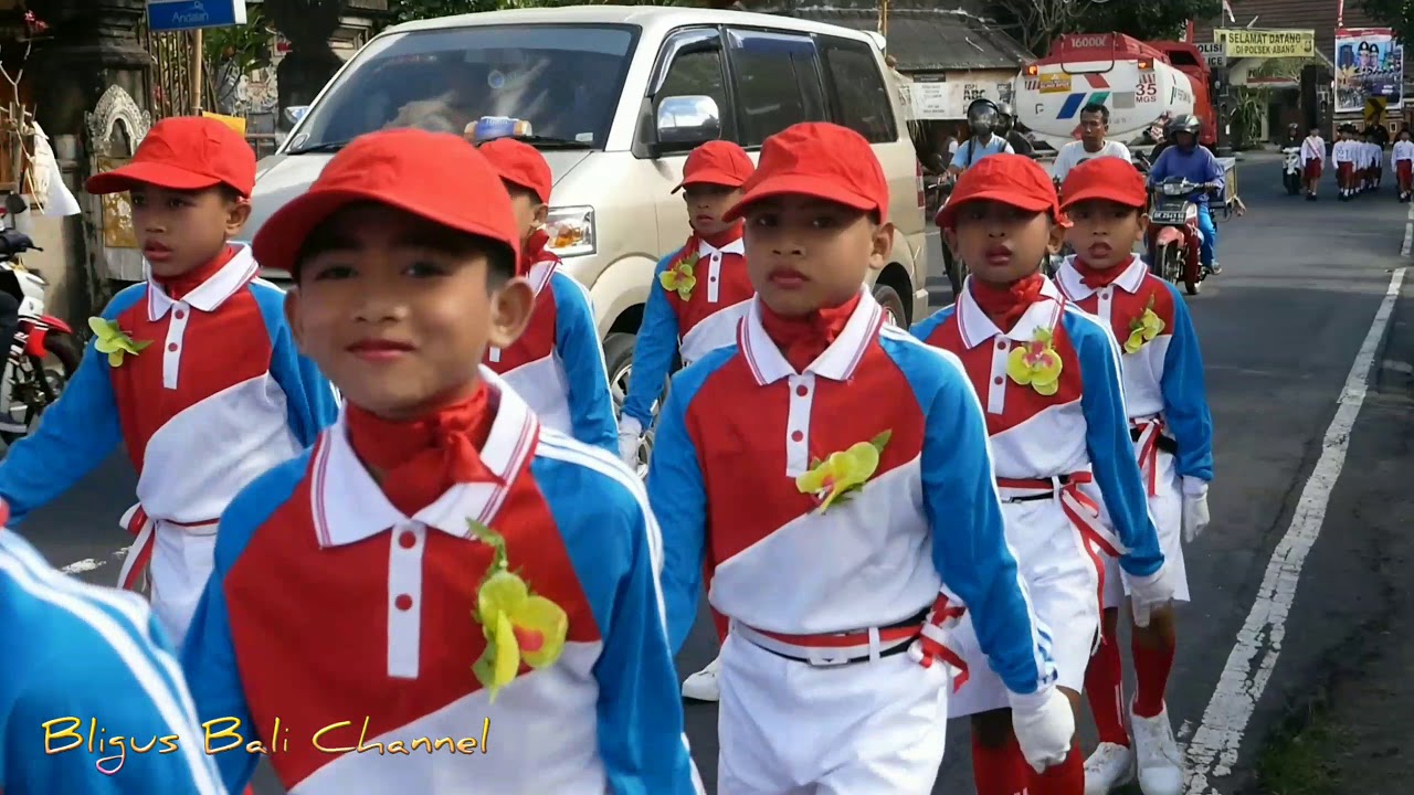 GERAK JALAN SD SEKECAMATAN ABANG , KARANGASEM, BALI NO.1-50