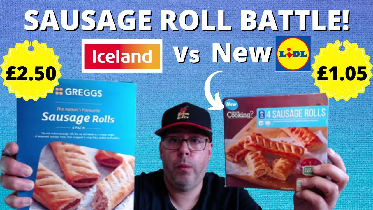 SAUSAGE ROLL FACE OFF | GREGGS SAUSAGE ROLL | LIDL SAUSAGE ROLL | FOOD REVIEW
