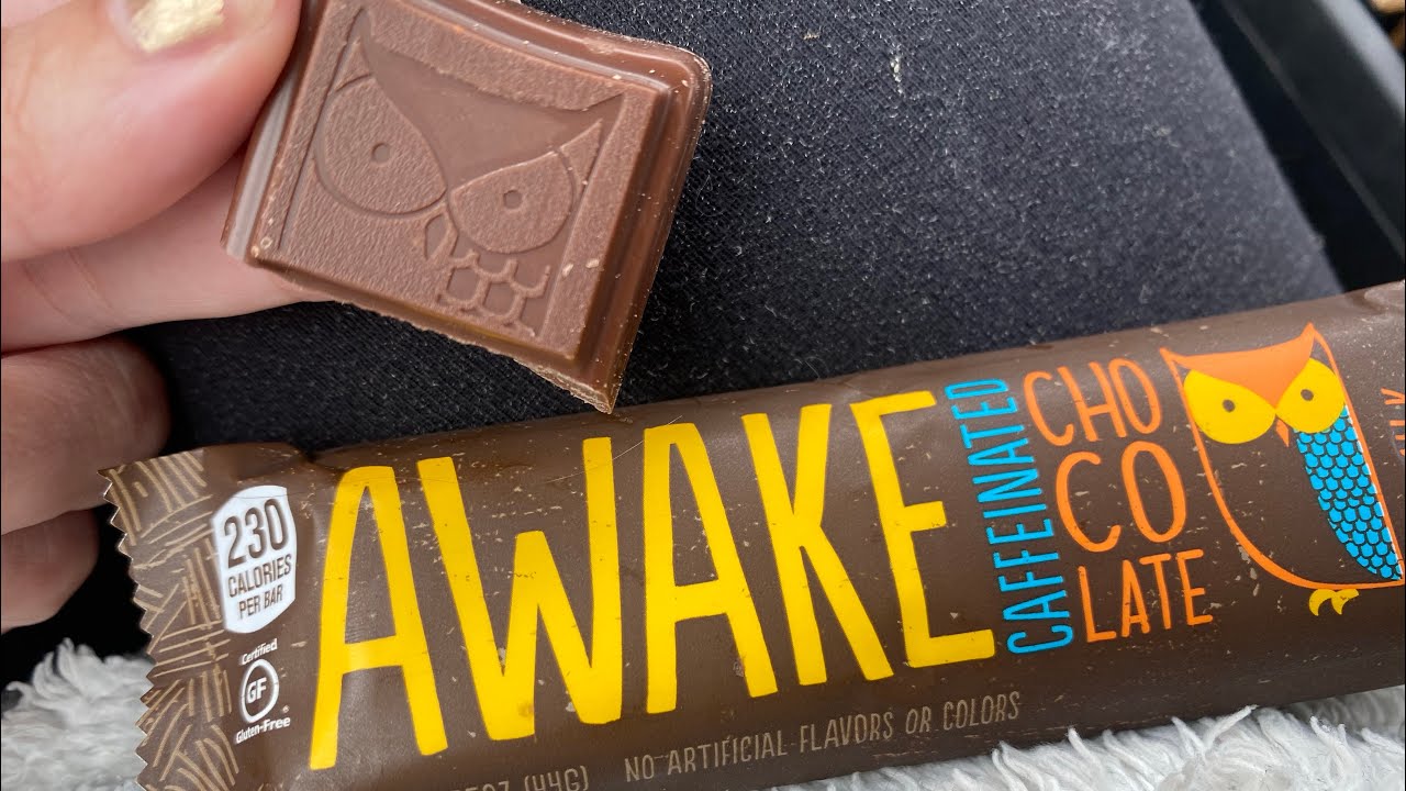 Honest Review Awake Caffeinated Milk Chocolate Bar