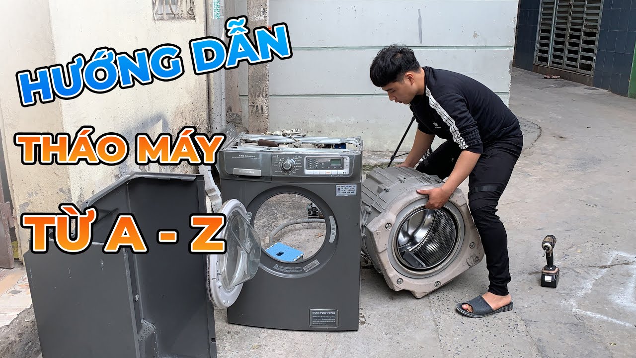 Cách Tháo Máy Giặt Electrolux Đời Cũ Để Vệ Sinh Từ A - Z | Không Làm Hỏng Ổ Bi