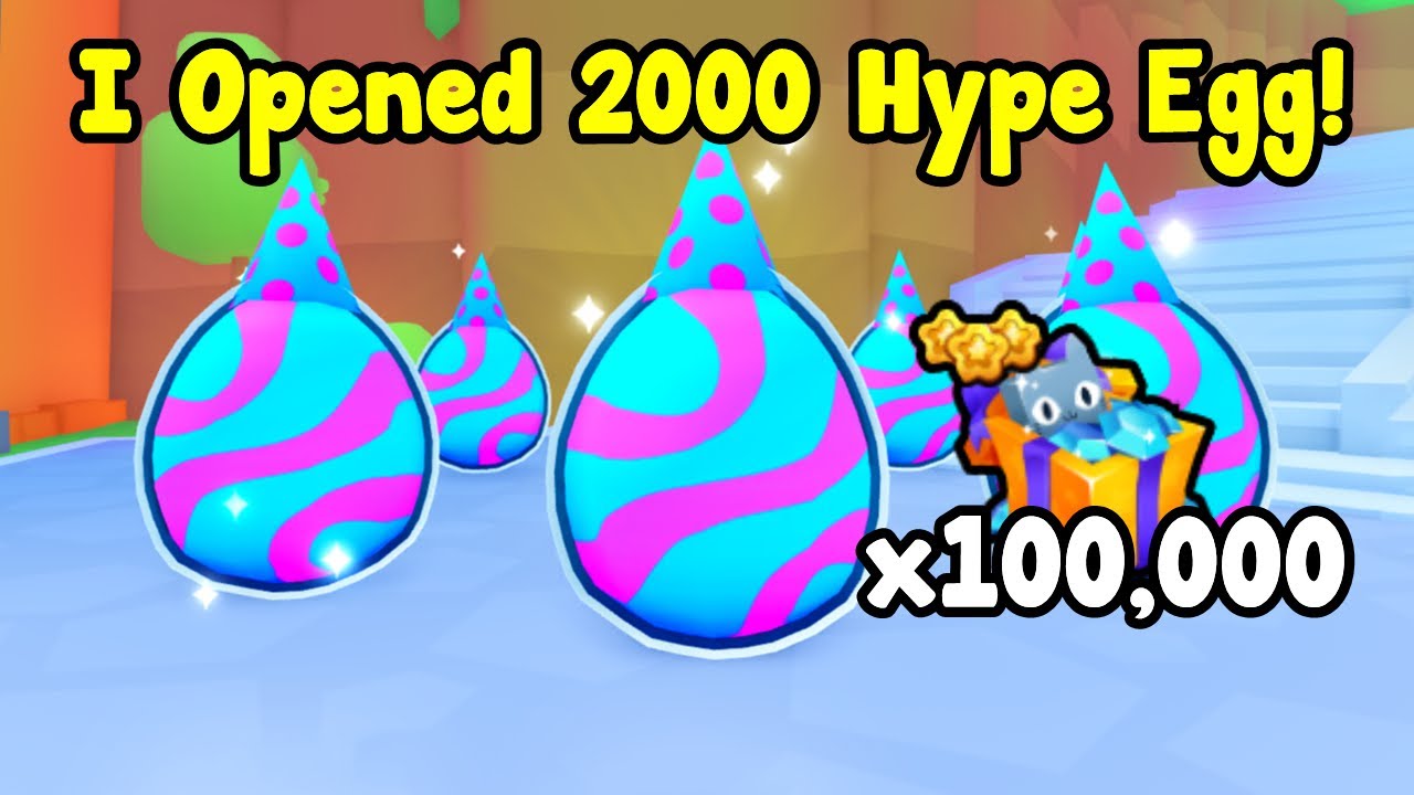 I Opened 2000 Hype Eggs And 100,000 Gift Bags! - Pet Simulator 99 Roblox