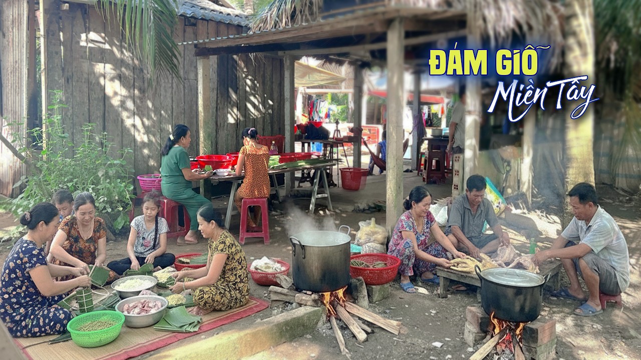 ĐÁM GIỖ MIỆT VƯỜN - NGÀY GIỖ BÀ Ở NHÀ CẬU MỢ 6 | Chuyện Phương Kể