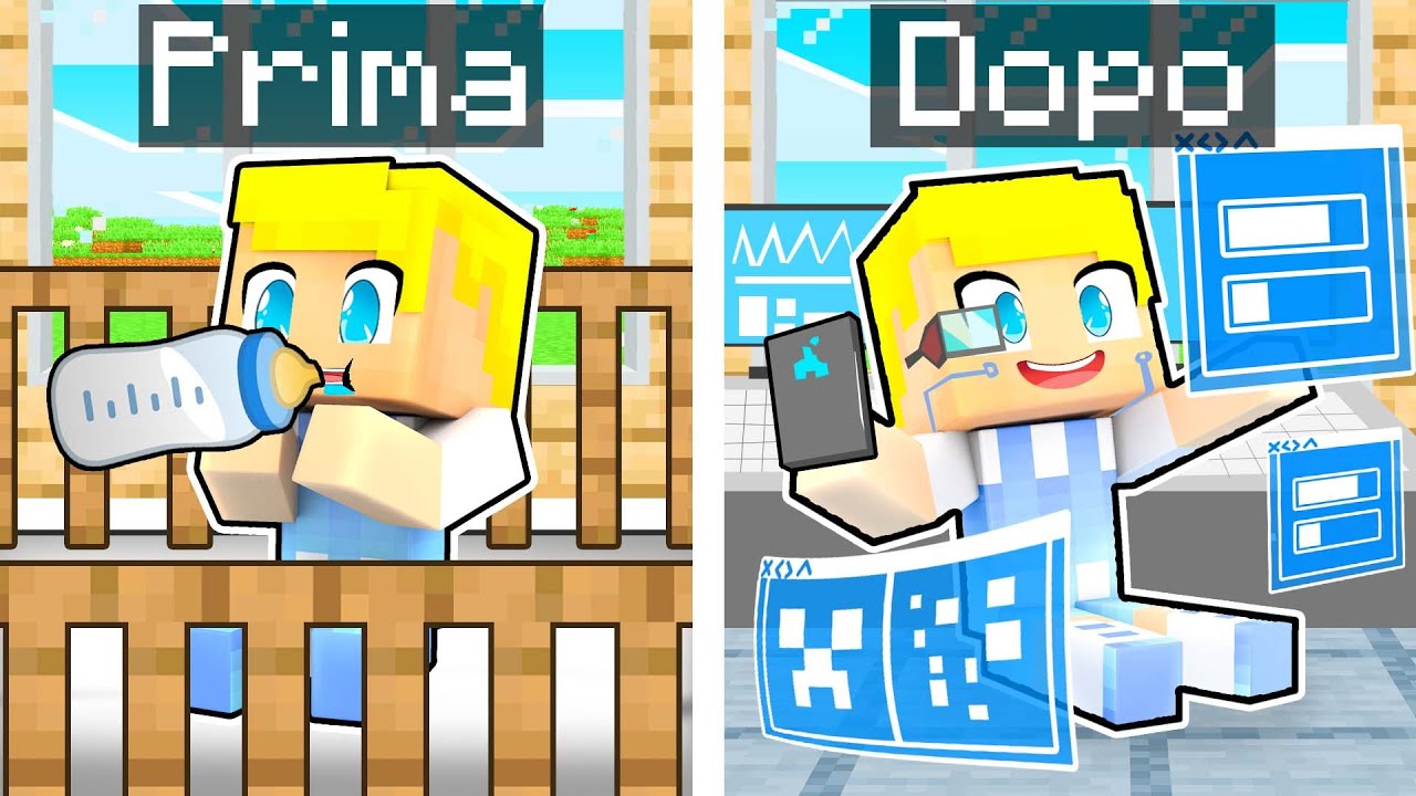 Il Bambino Che Scoprì di Essere PRO HACKER! - Minecraft ITA