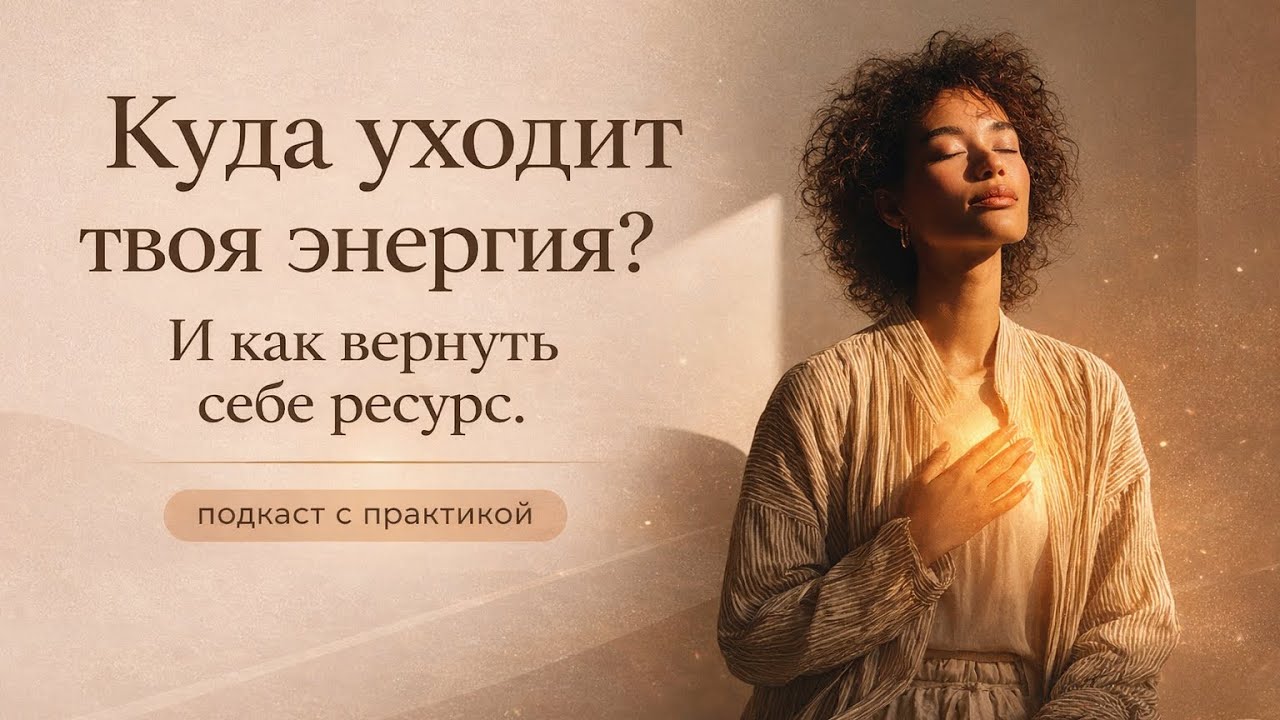 Куда уходит твоя энергия и как вернуть силы. Практика возвращения ресурса.