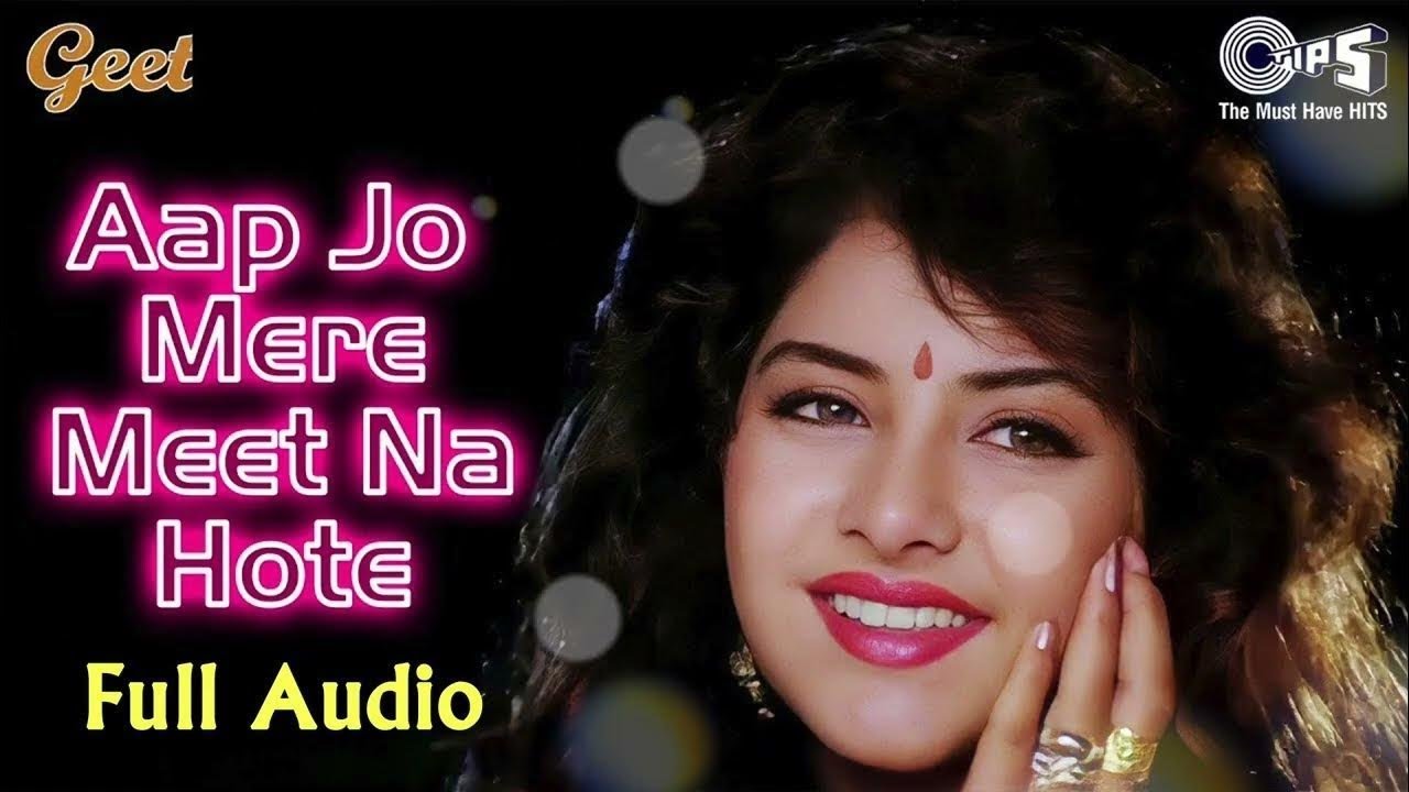 Aap Jo Mere Meet Na Hote | Divya Bharti | Lata Mangeshkar | 90’s Bollywood Hits | 90's Gaana