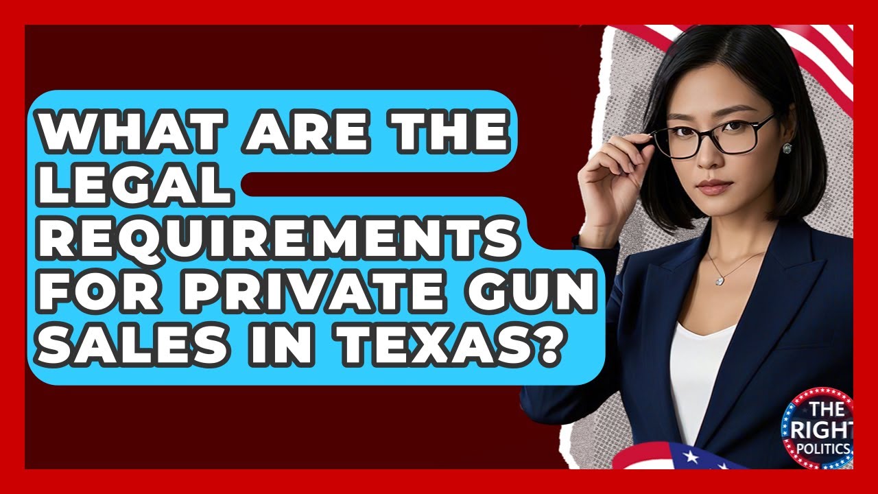 What Are The Legal Requirements For Private Gun Sales In Texas? - The Right Politics