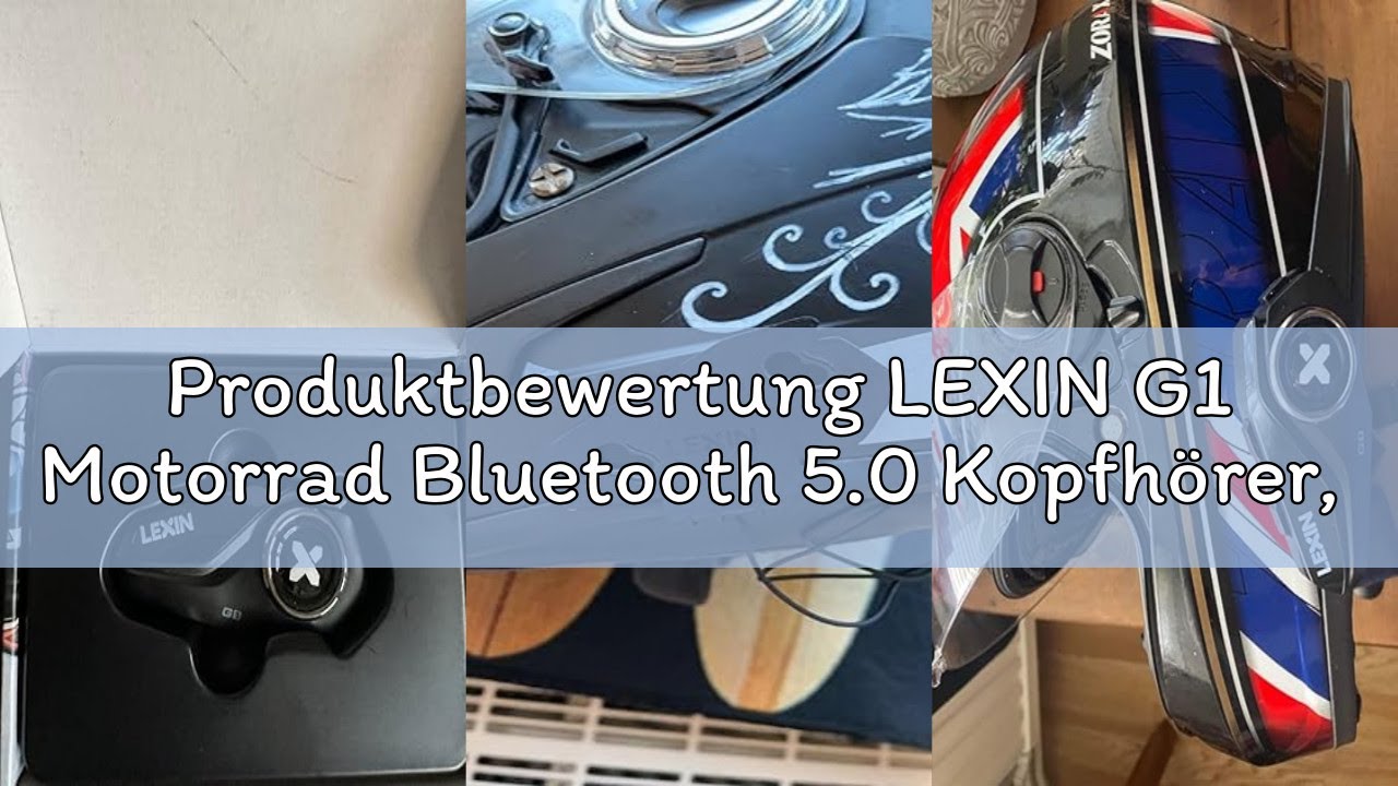 Produktbewertung LEXIN G1 Motorrad Bluetooth 5.0 Kopfhörer, Helm Headset für Musik und Navi-Ansage H