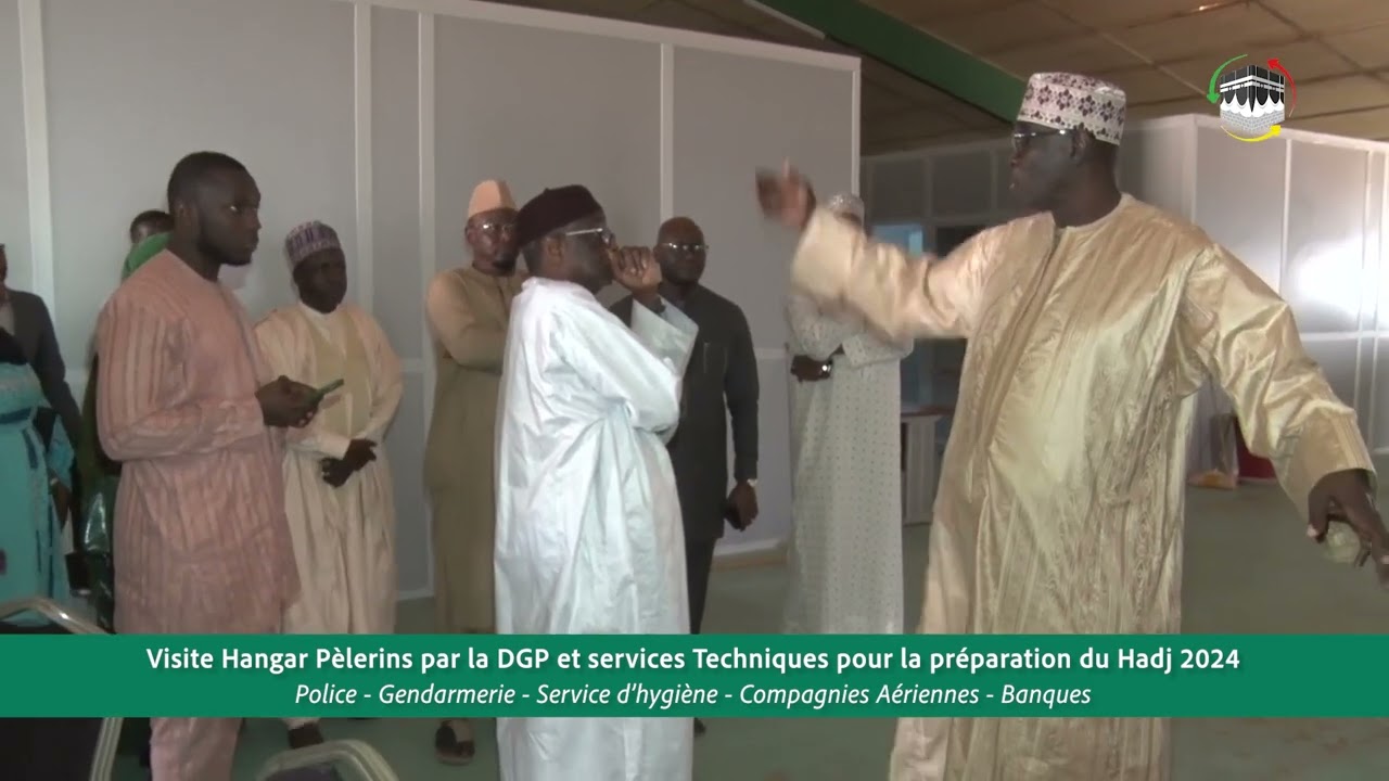 Visite Hangar Pèlerins par la DGP et services Techniques pour la préparation du Hadj 2024