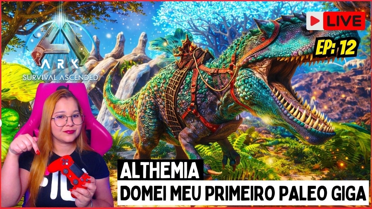 🔥ARK ASCENDED🔥 -  Althemia - Vem domar dinos comigo  🏹🦖 !discord !servidor !pix