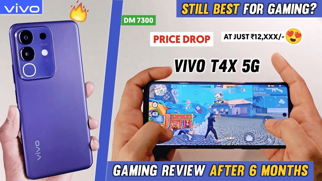 VIVO T4X GAMING TEST AFTER 6 MONTHS ⚡ VIVO T4X FREE FIRE TEST, FF GAMEPLAY - LONG TERM GAMING REVIEW