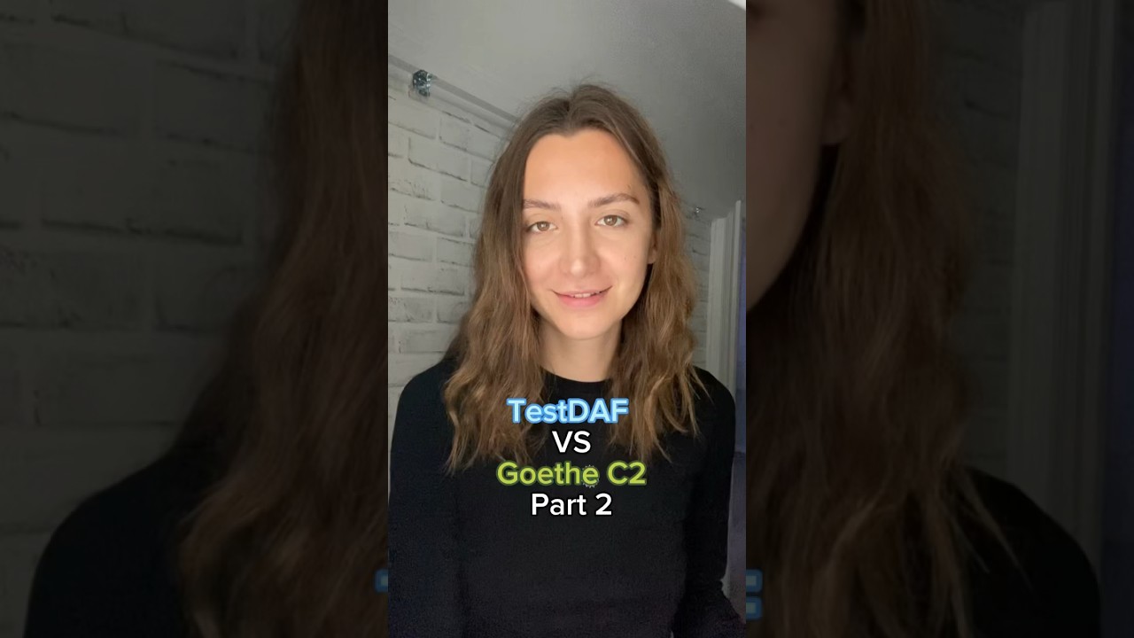 Comparing TestDAF and Goethe C2 #deutschlernen #german #goethezertifikat