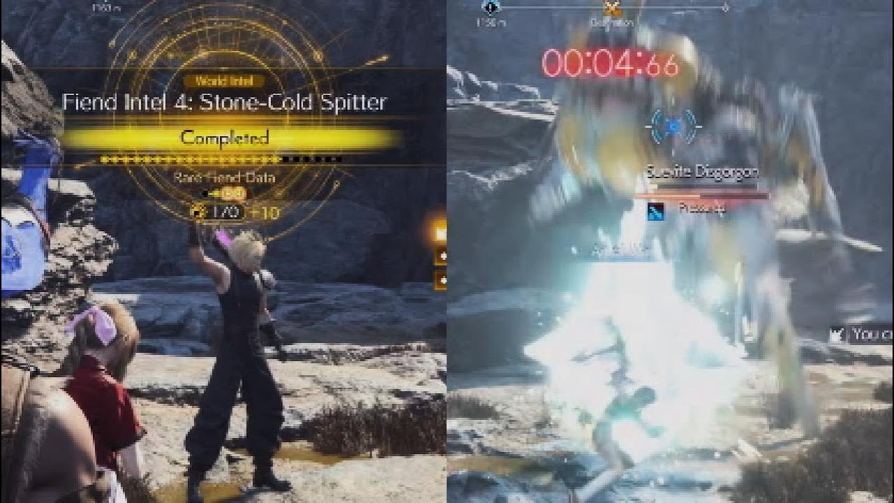 How to Pressure Suevite Disgorgon Stone-Cold Spitter All Objectives Complete FFVII Rebirth