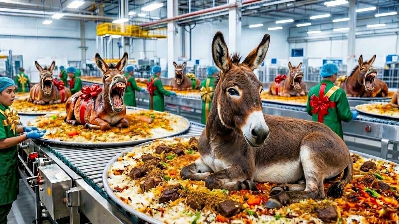 Inside World’s Biggest Luxury Biryani Factory | Giant Machines Cooking Tons of Biryani