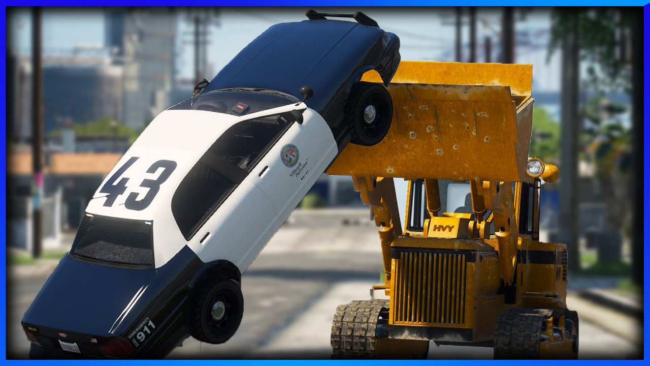 GTA RP | BULLDOZER ATTACK