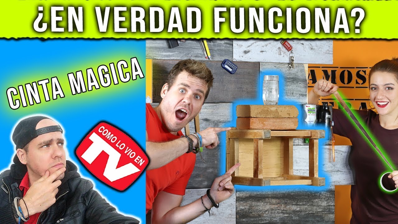 Esta cinta m&aacute;gica pega cualquier cosa   // Nano tape &iquest;Funciona?  //Pongamoslo a prueba