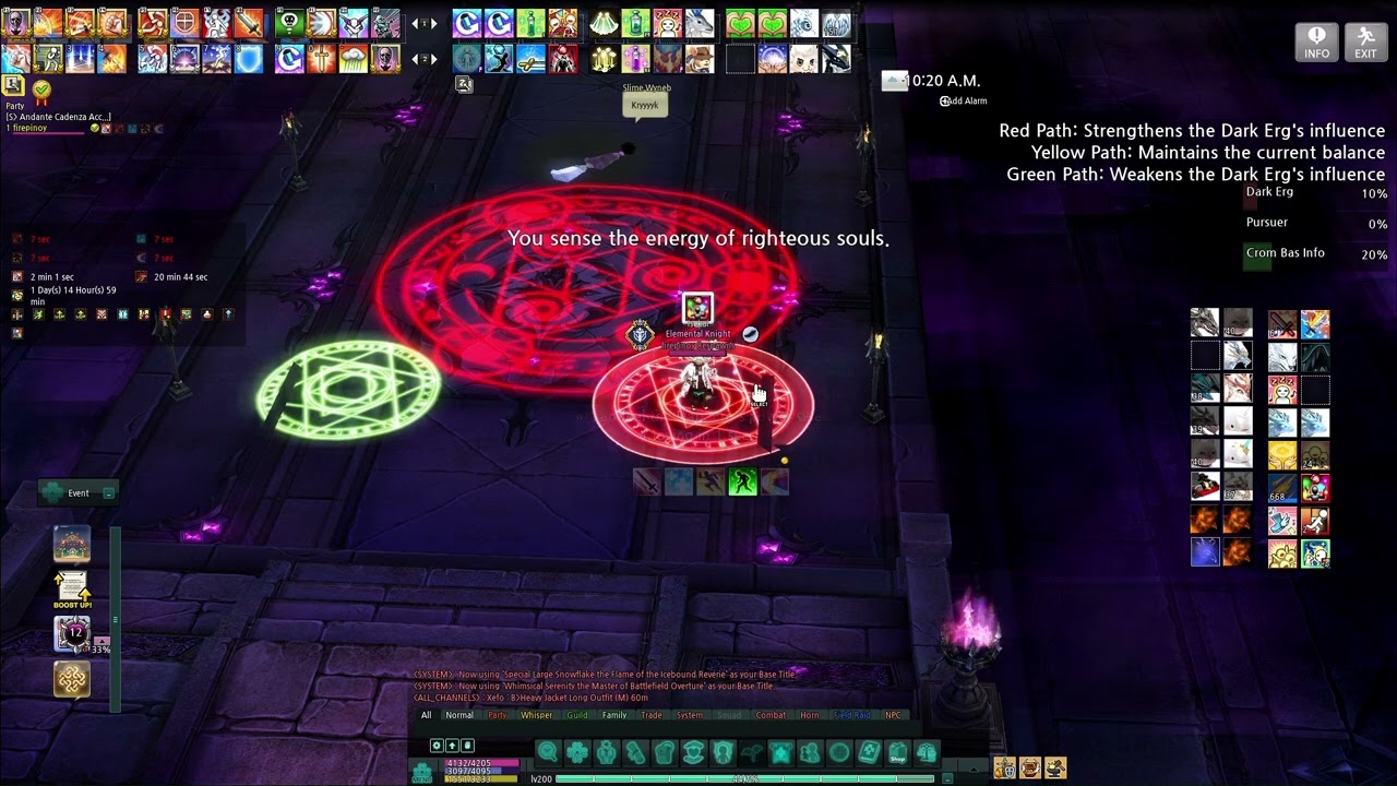 Mabinogi- EK solo CROM 30 (after EK renovations)