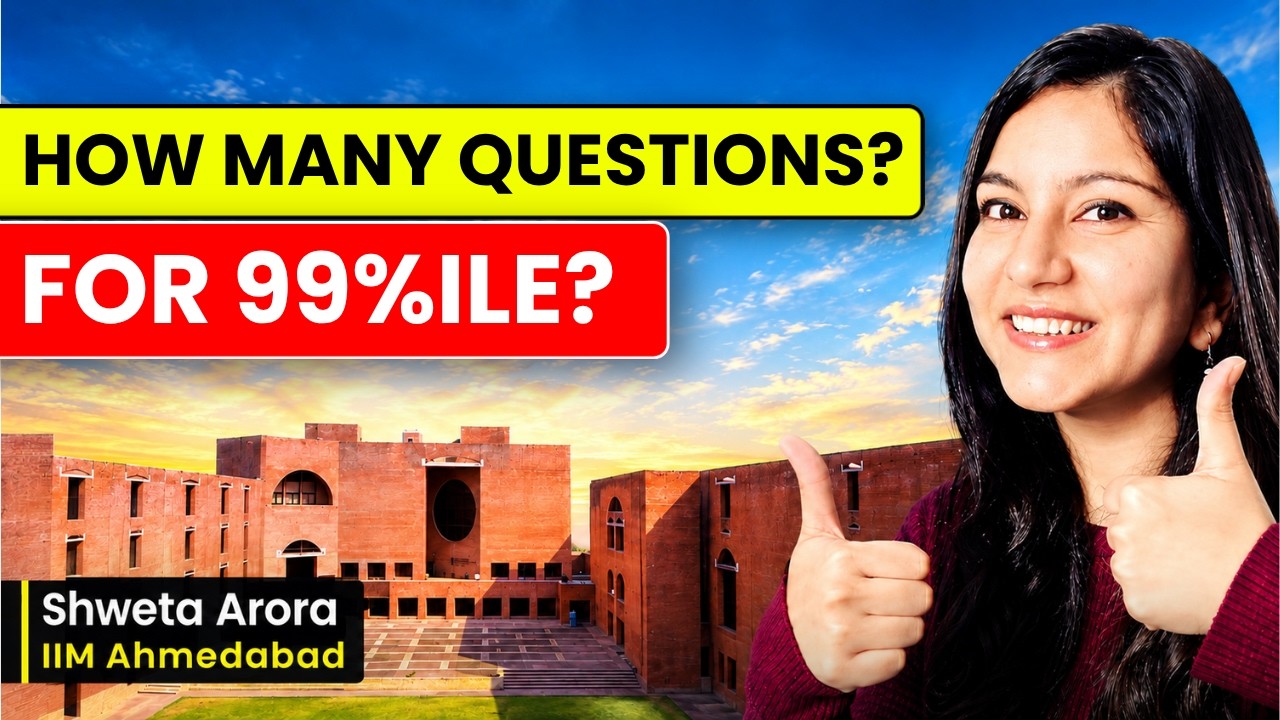 Attempt THESE Many Questions for 99 Percentile in CAT 2026 ✅