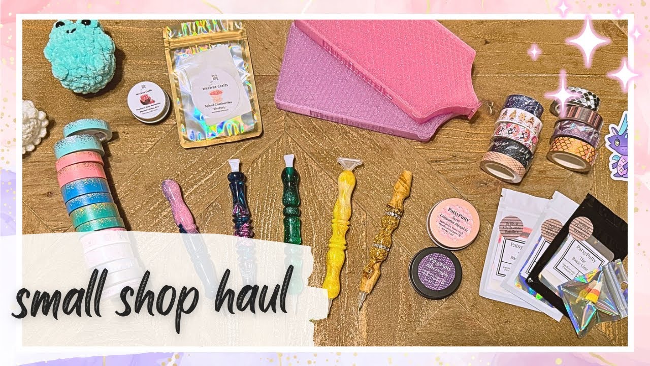 Small Shop Haul! PatsyPutty, Shire Shenanigans, Creations Dobel, Amanda Mischell, Swampwood, Weewax