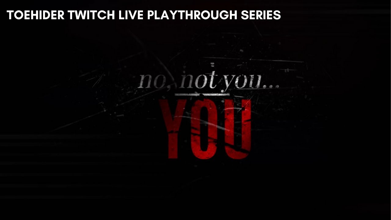 no not you...YOU