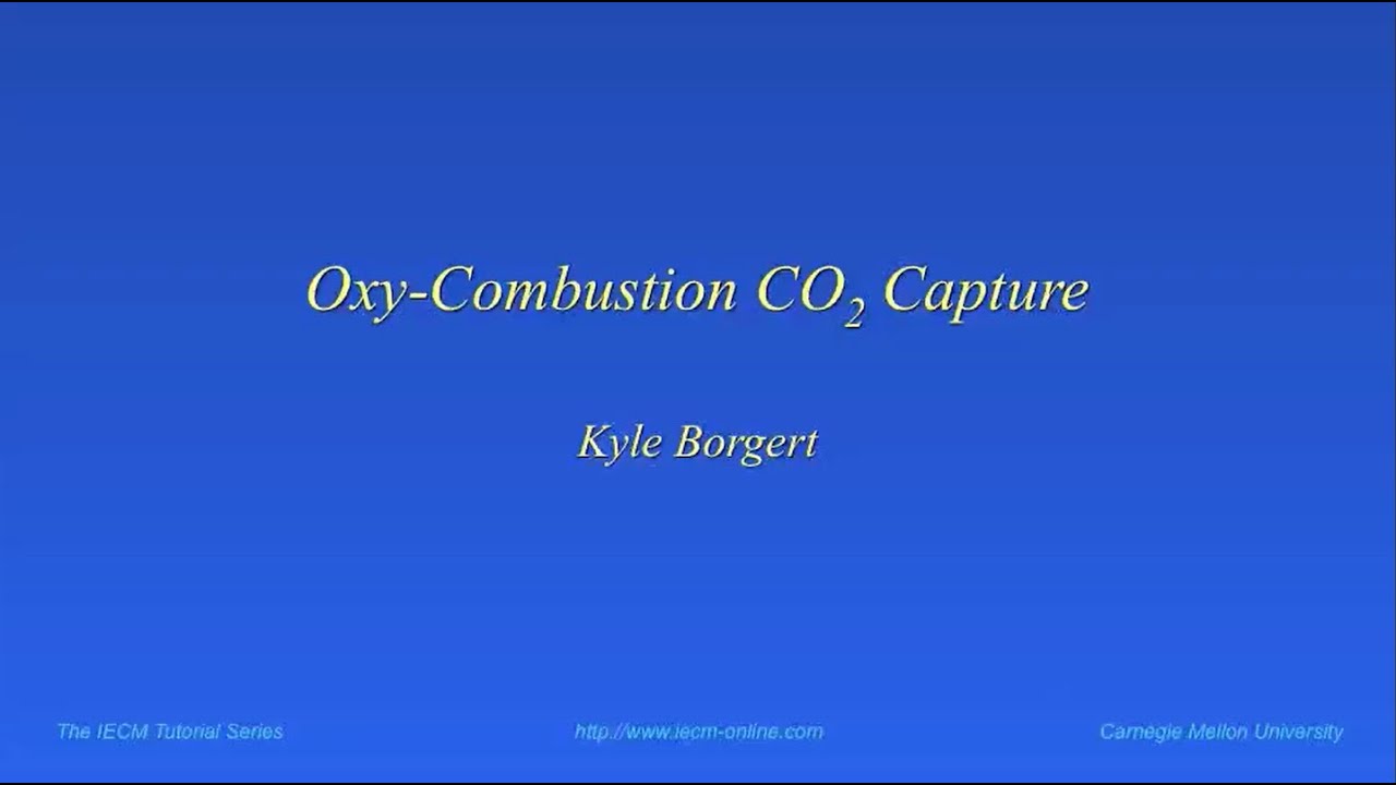 Oxy-Combustion CO2 Capture