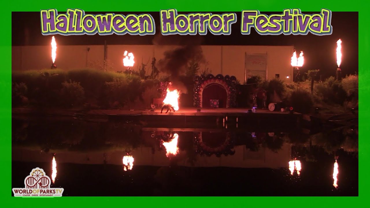Halloween Horror Festival 2023 - Movie Park Germany (Fear Pier Show) Feuer Stunt & Circus Show