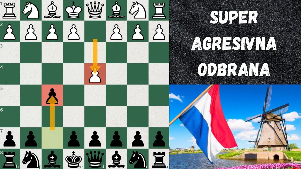 Holandska odbrana (Najostrija odbrana u sahu)