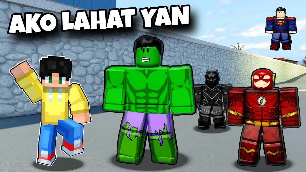 NAGING SUPERHEROES Ako NA PARA LUMABAN sa ROBLOX
