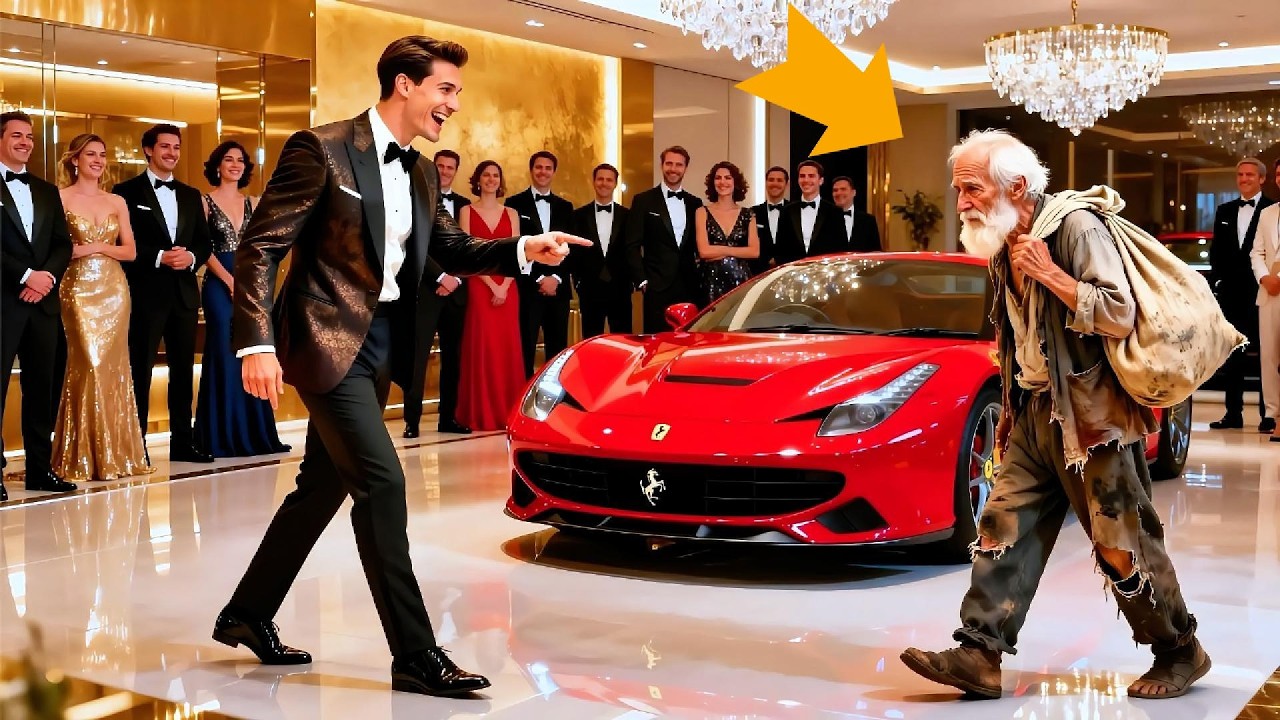 «Сможешь завести — забирай Ferrari!» — Смех миллиардера сменился шоком...Старик ответил поступком.