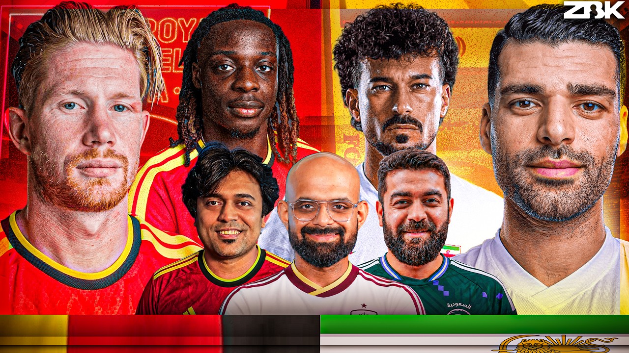 Belgium vs Iran FIFA World Cup 2026 Live Watchalong | ZBK