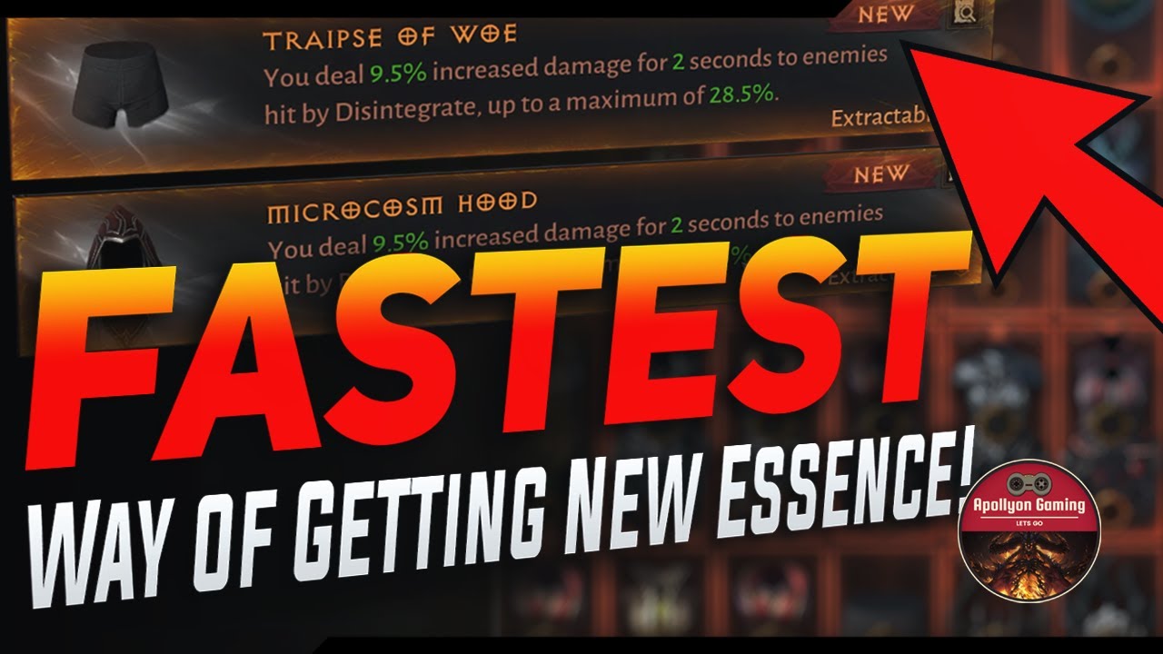 Самый быстрый способ мгновенного получения новой эссенции — подготовка HARDCORE