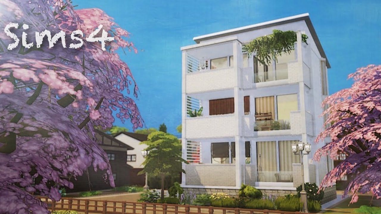 Small Apartment part1 [好きなものに囲まれた暮らし①] Sims4 シムズ4 /No CC /Speed Build