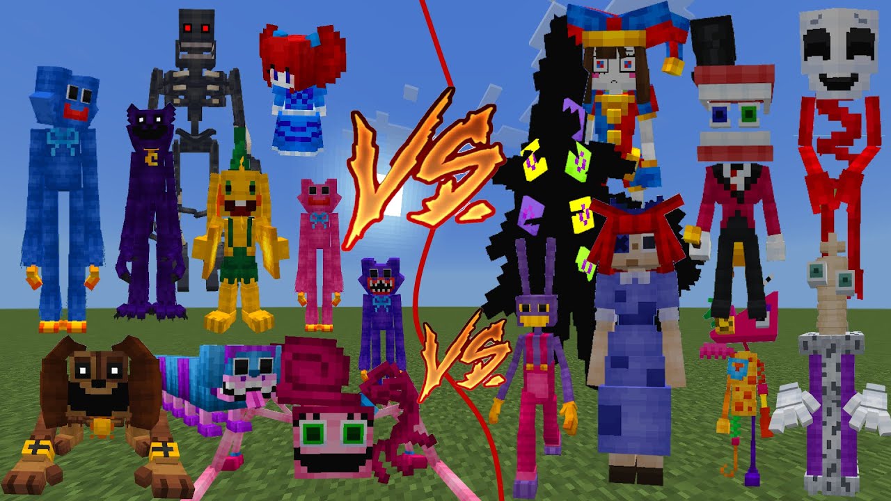 MINECRAFT The Amazing Digital Circus Vs. Poppy Playtime Chapter 3