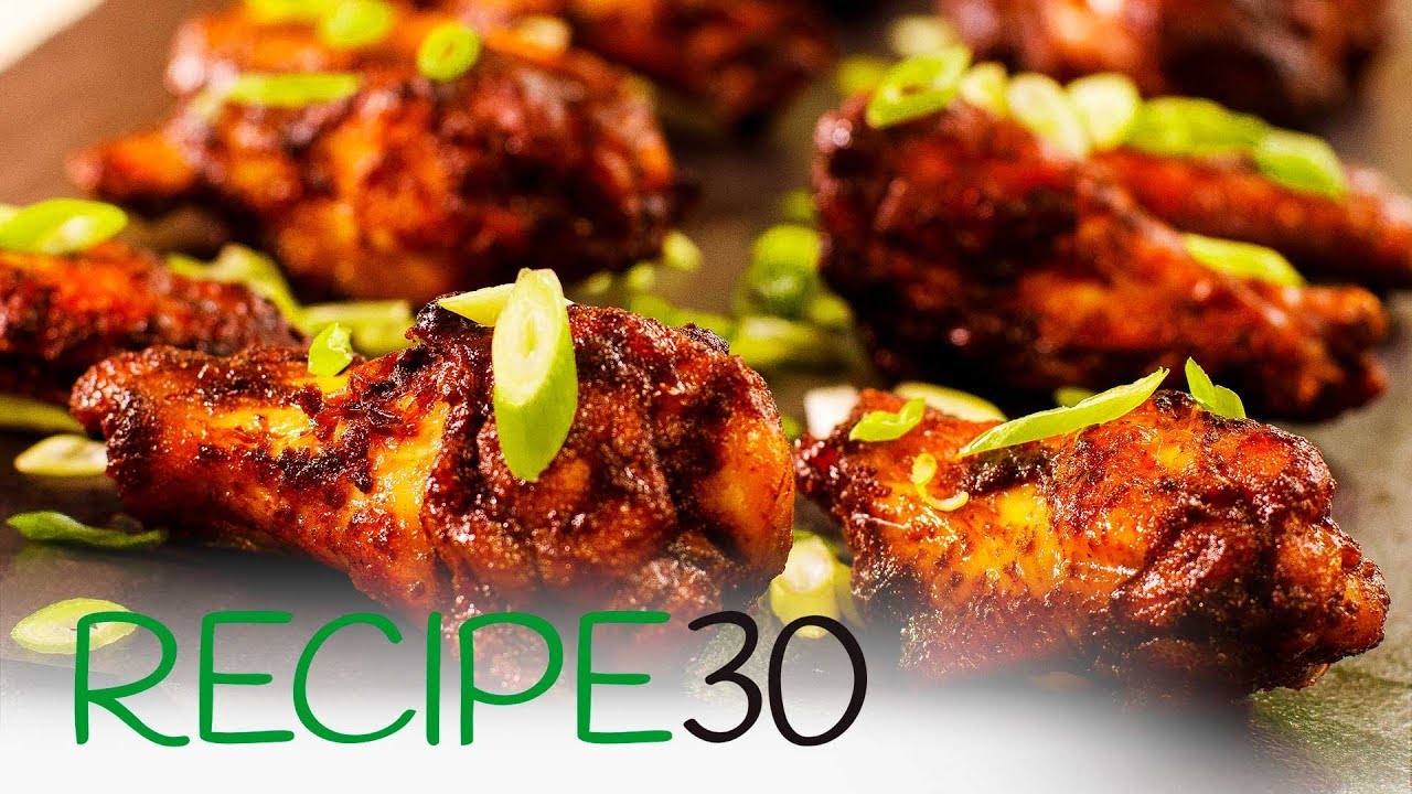 Hot and Spicy Garlic Chicken Wings recipe