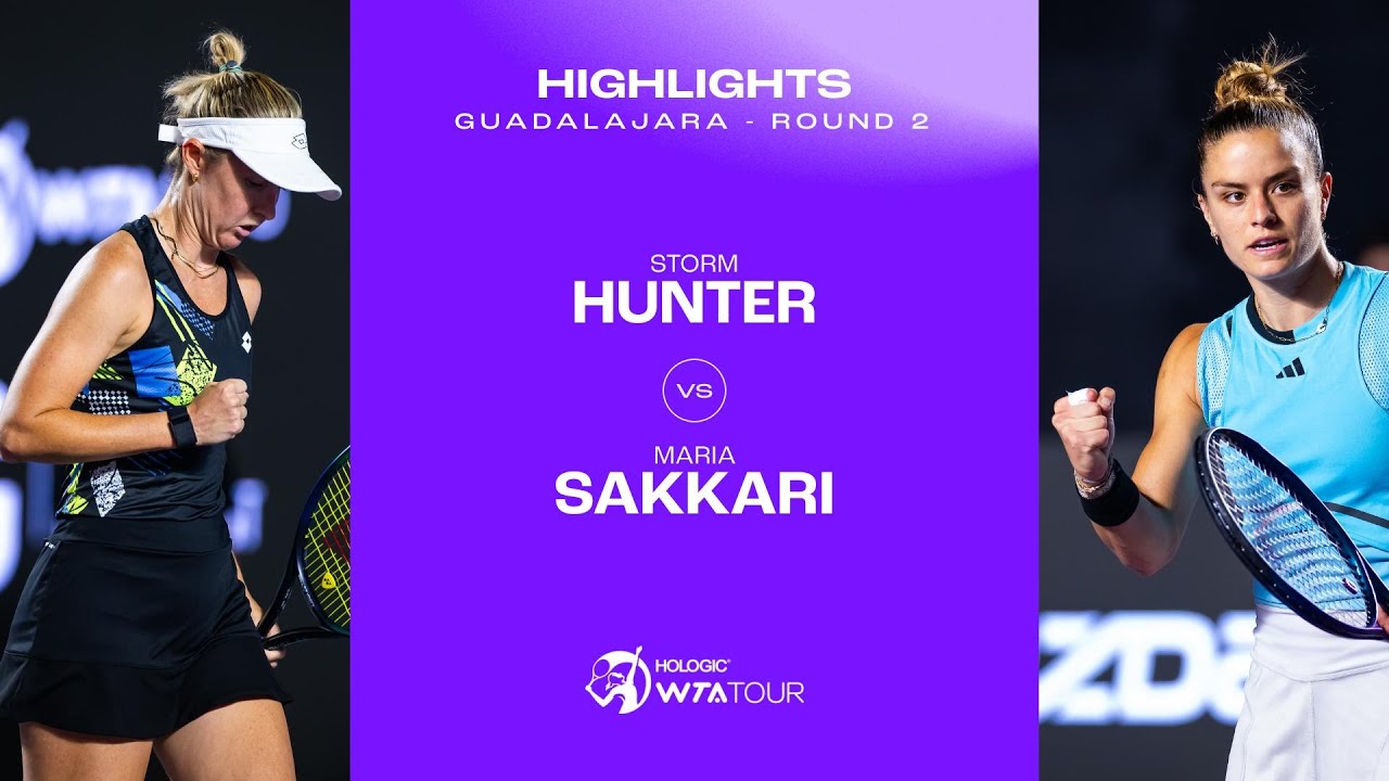 Storm Hunter vs. Maria Sakkari | 2023 Guadalajara Round 2 | WTA Match Highlights