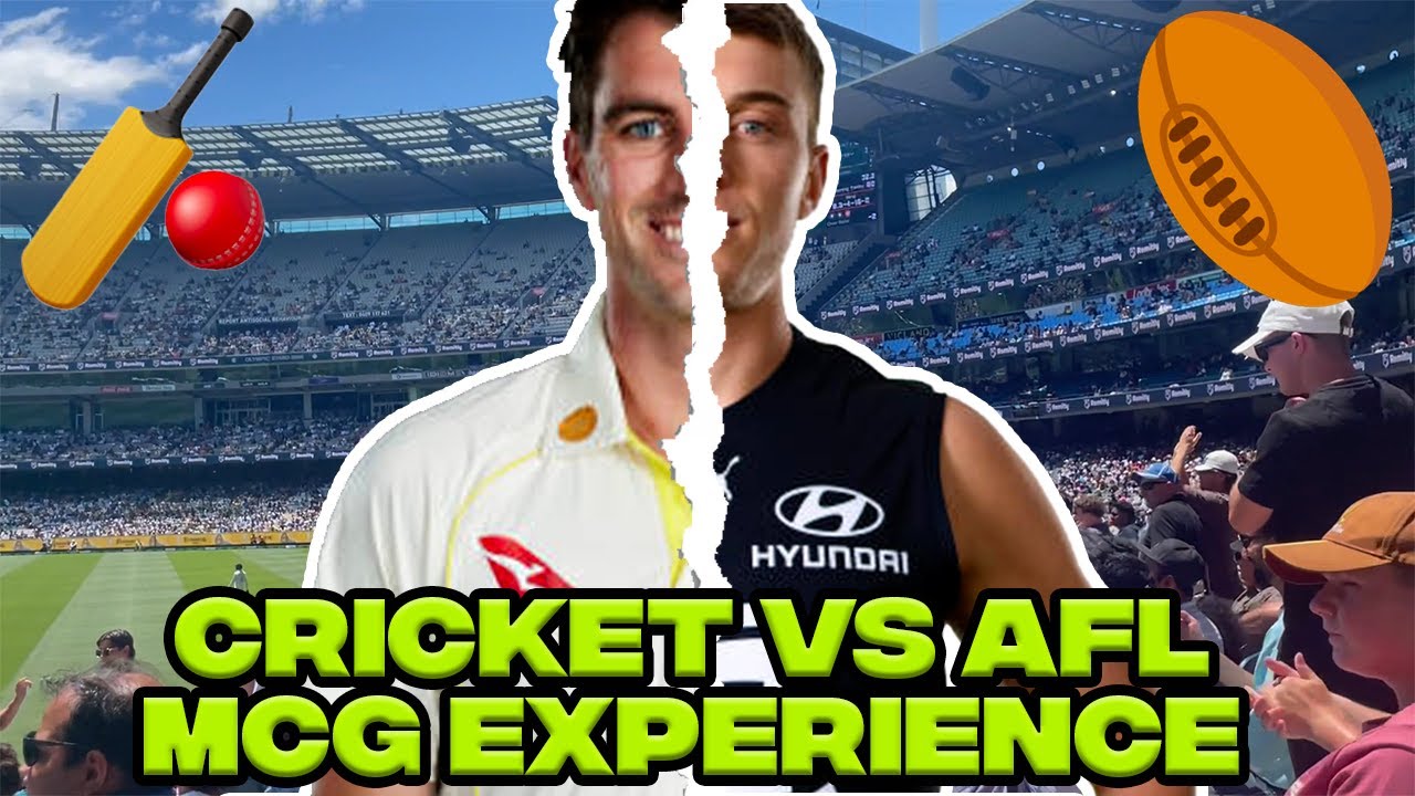 AFL VS CRICKET MCG EXPERIENCE