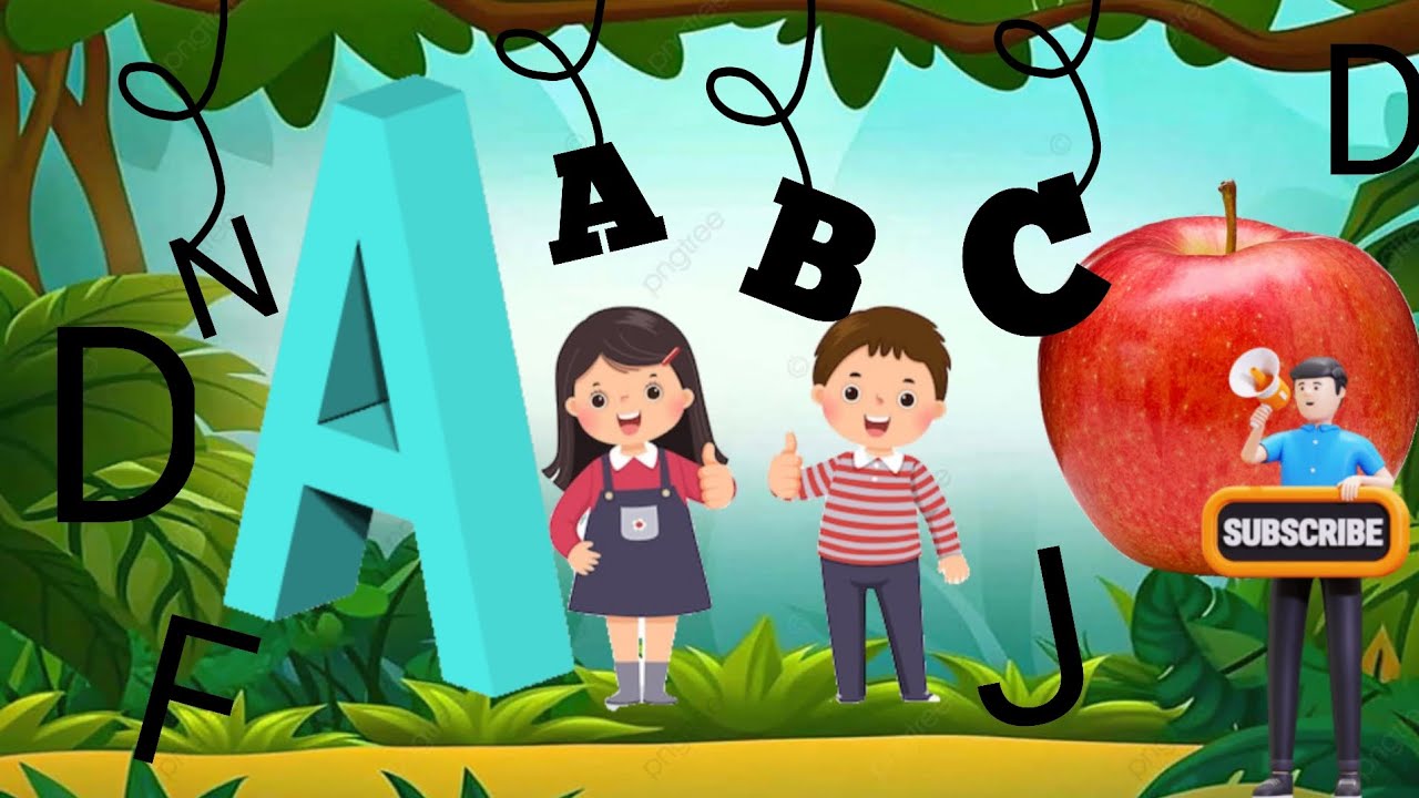 Learn ABCD with Catchy Tune! 🤖🍎 | Best Alphabet