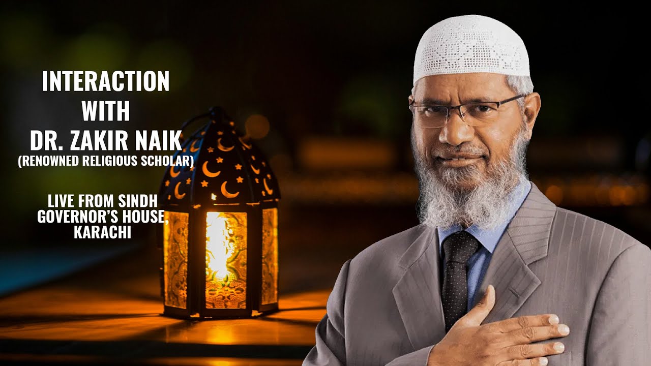 Dr. Zakir Naik 1st Speech in Pakistan | Live From Governor House Sindh, Karachi
