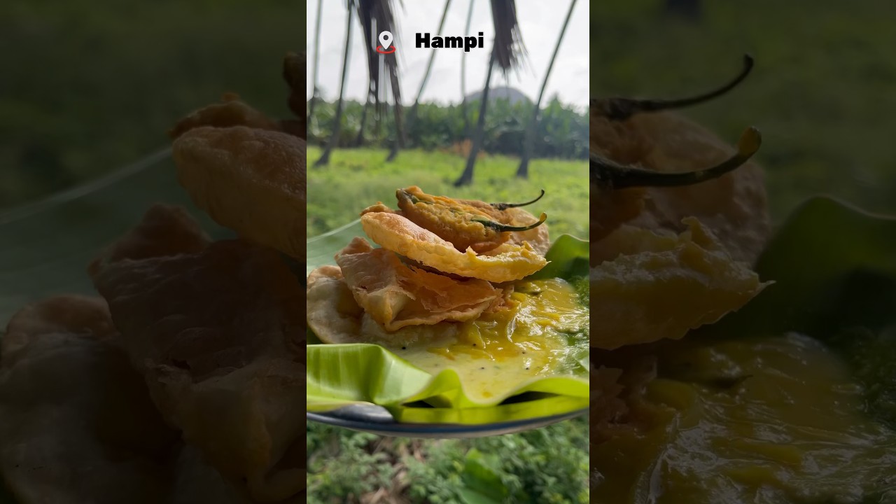 One of the best tifen center in hampi,#hampi #hospet #streetfood #tiffin #trendingshorts #virelvideo