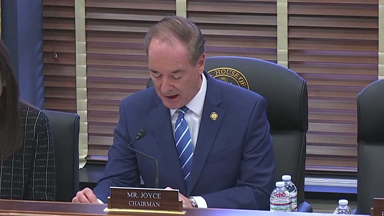 Chairman Joyce Delivers Opening Statement at Hearing on Medicare and Medicaid Fraud