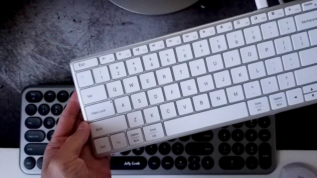 Jelly Comb Metal Body Multi Device Bluetooth Keyboard Unboxing